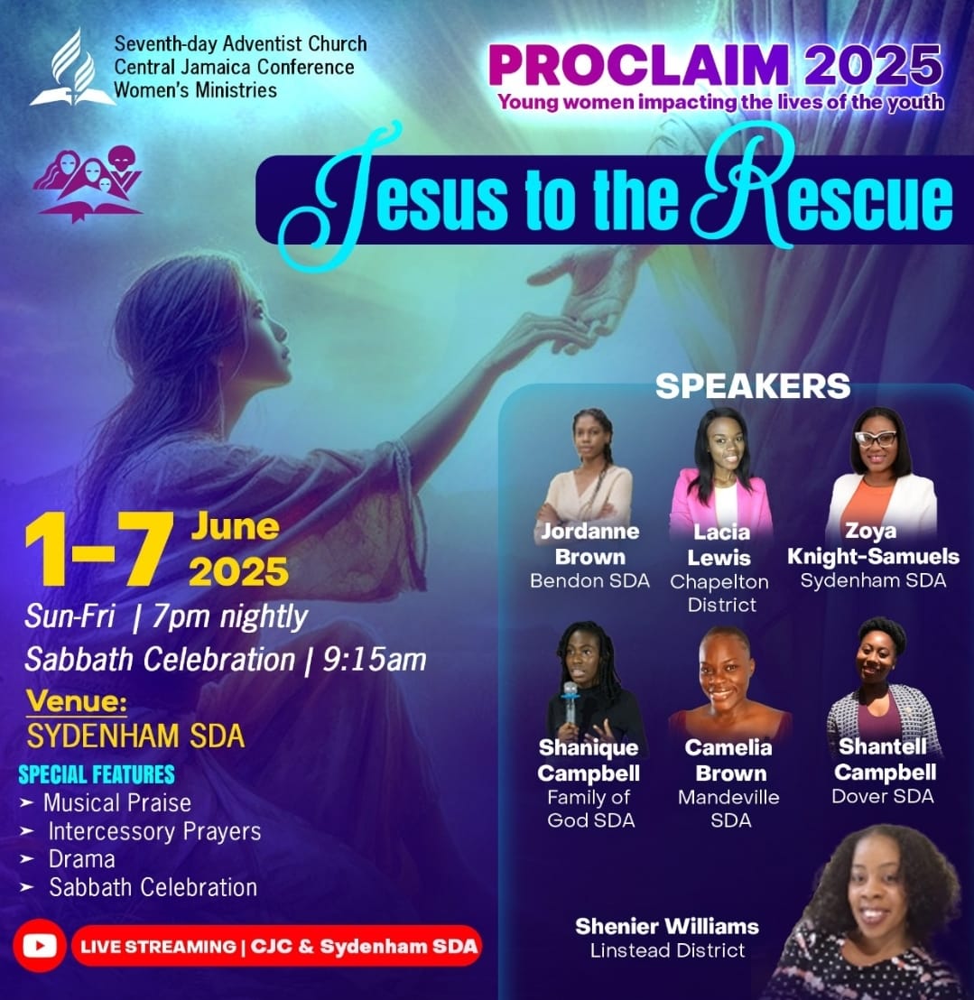 Central Jamaica Conference Of Seventh Day Adventists Proclaim 2025 Proclaim 2024